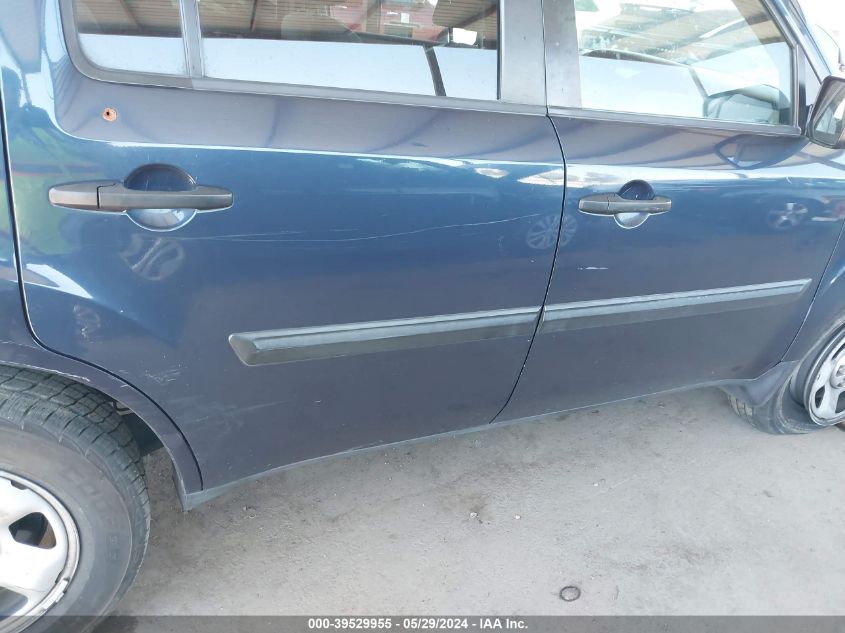 2011 Honda Pilot Lx VIN: 5FNYF3H23BB055331 Lot: 39529955