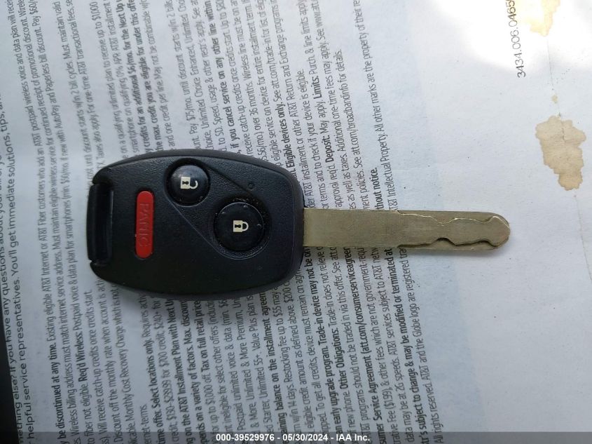 2010 Honda Cr-V Ex VIN: 5J6RE3H5XAL035259 Lot: 39529976