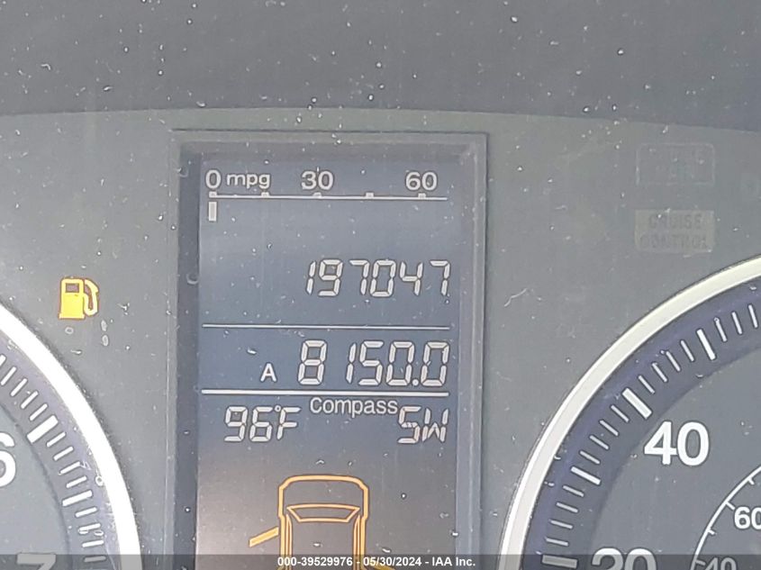 2010 Honda Cr-V Ex VIN: 5J6RE3H5XAL035259 Lot: 39529976