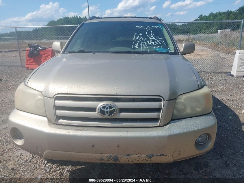 2004 Toyota Highlander Limited V6 VIN: JTEEP21A140023891 Lot: 39529994