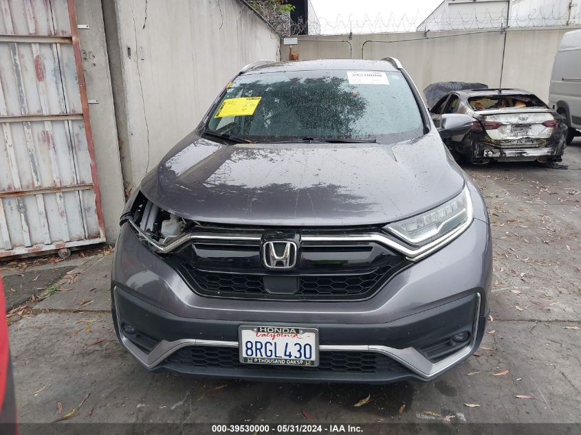 2020 Honda Cr-V 2Wd Touring VIN: 7FARW1H90LE007247 Lot: 39530000