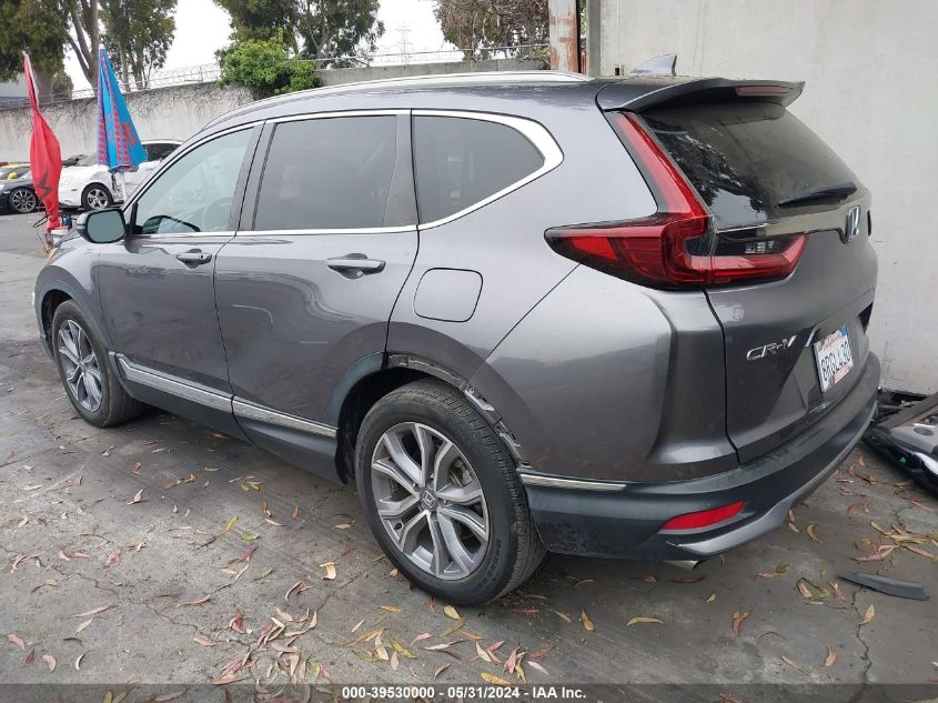 2020 Honda Cr-V 2Wd Touring VIN: 7FARW1H90LE007247 Lot: 39530000