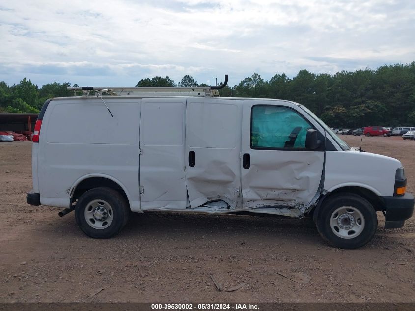 2022 Chevrolet Express Cargo Rwd 2500 Regular Wheelbase Wt VIN: 1GCWGAFP3N1212523 Lot: 39530002