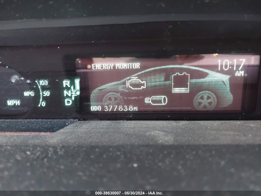 2015 Toyota Prius Two VIN: JTDKN3DU5F1954240 Lot: 39530007