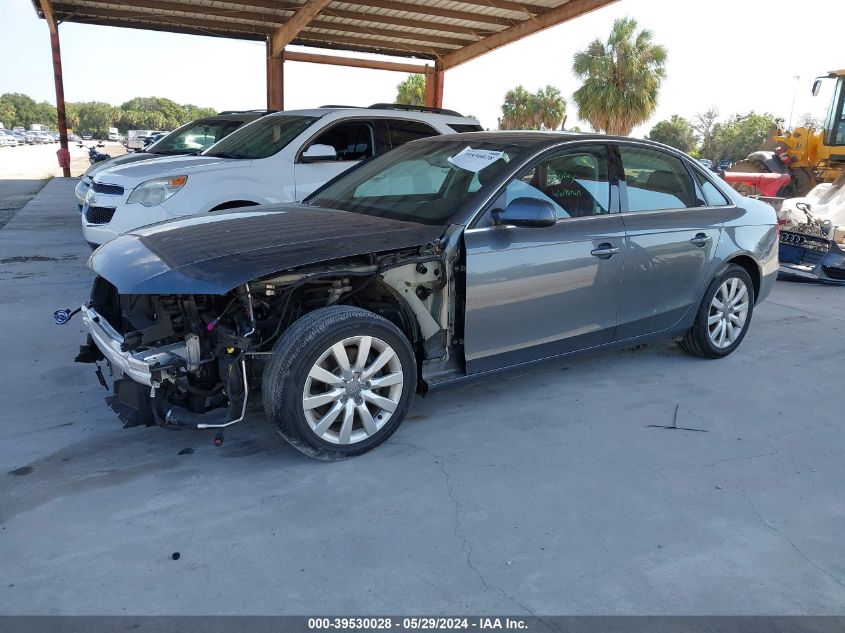 2013 Audi A4 2.0T Premium VIN: WAUAFAFL5DN039182 Lot: 39530028