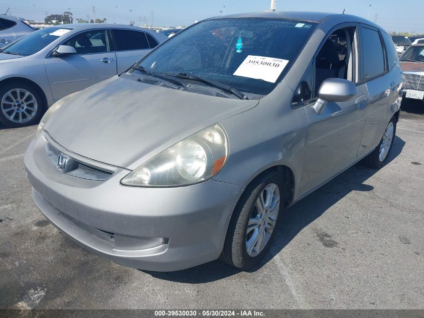 2008 Honda Fit VIN: JHMGD38498S072518 Lot: 39530030