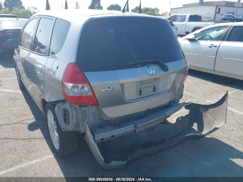 2008 Honda Fit VIN: JHMGD38498S072518 Lot: 39530030