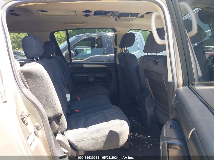 2008 Nissan Armada Se VIN: 5N1BA08D78N604653 Lot: 39530058