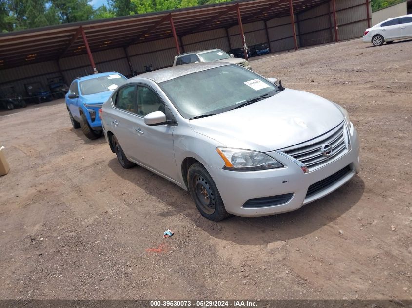 2014 Nissan Sentra Sv VIN: 3N1AB7APXEY315567 Lot: 39530073