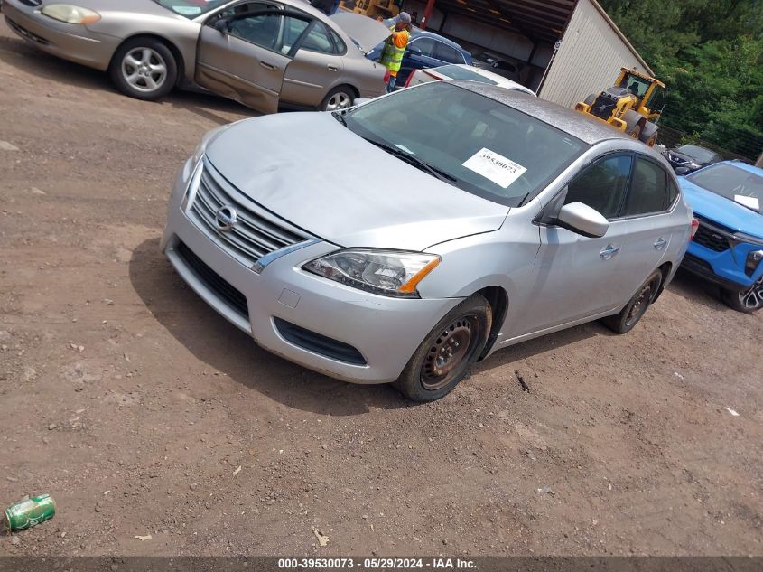 2014 Nissan Sentra Sv VIN: 3N1AB7APXEY315567 Lot: 39530073