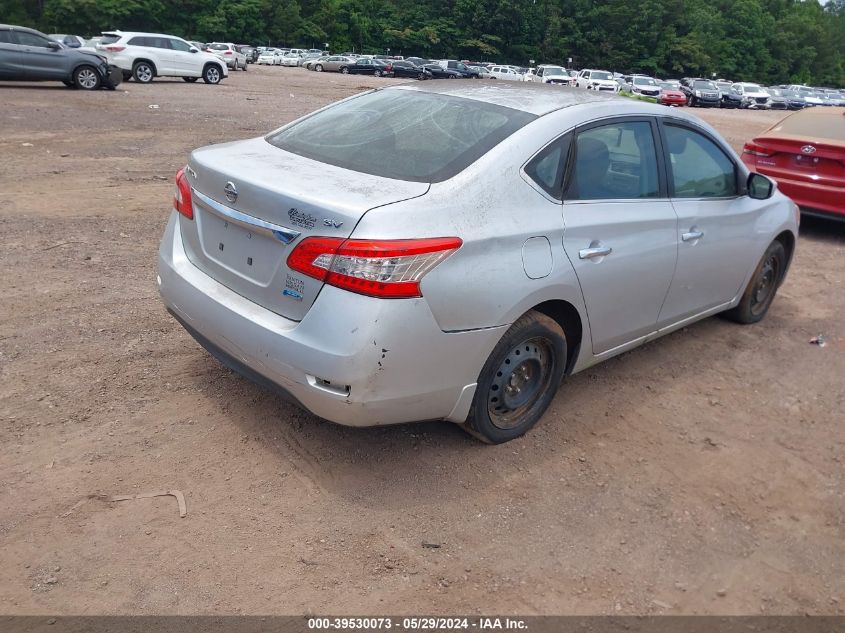 2014 Nissan Sentra Sv VIN: 3N1AB7APXEY315567 Lot: 39530073