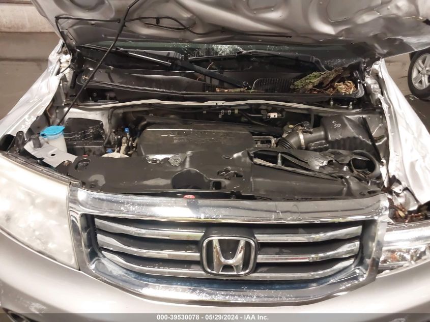 2013 Honda Pilot Ex-L VIN: 5FNYF4H66DB020455 Lot: 39530078