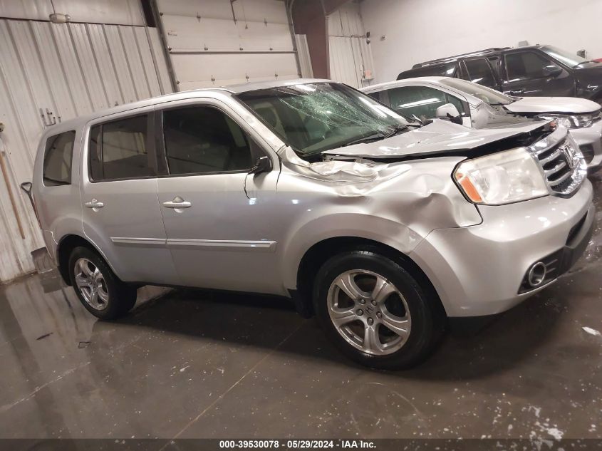 2013 Honda Pilot Ex-L VIN: 5FNYF4H66DB020455 Lot: 39530078