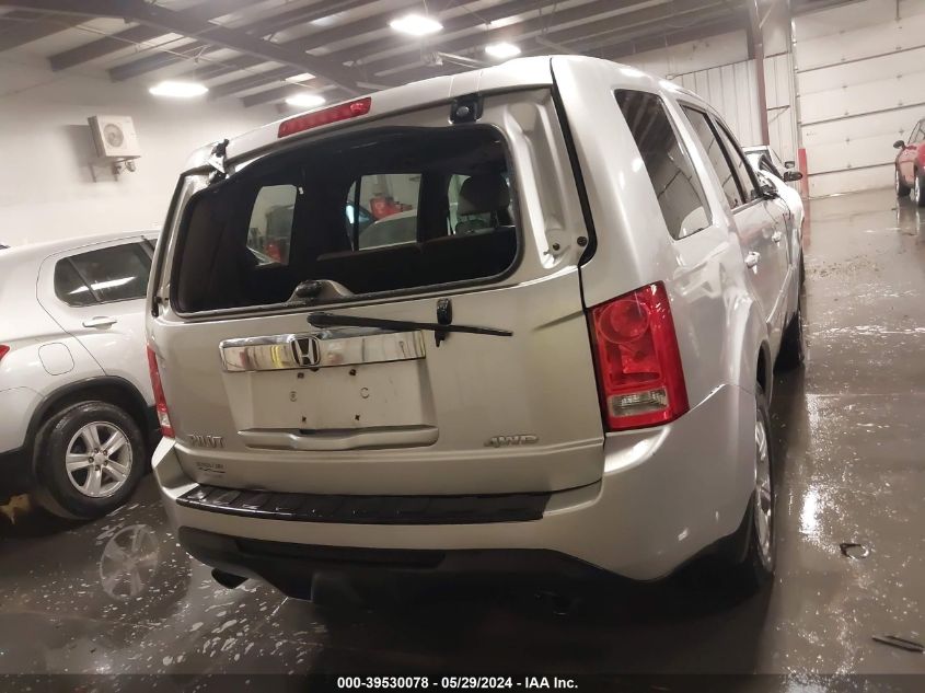 2013 Honda Pilot Ex-L VIN: 5FNYF4H66DB020455 Lot: 39530078