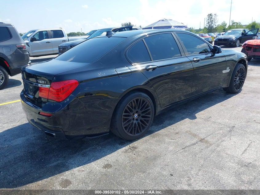 2011 BMW 750I VIN: WBAKA8C53BCY36864 Lot: 39530102