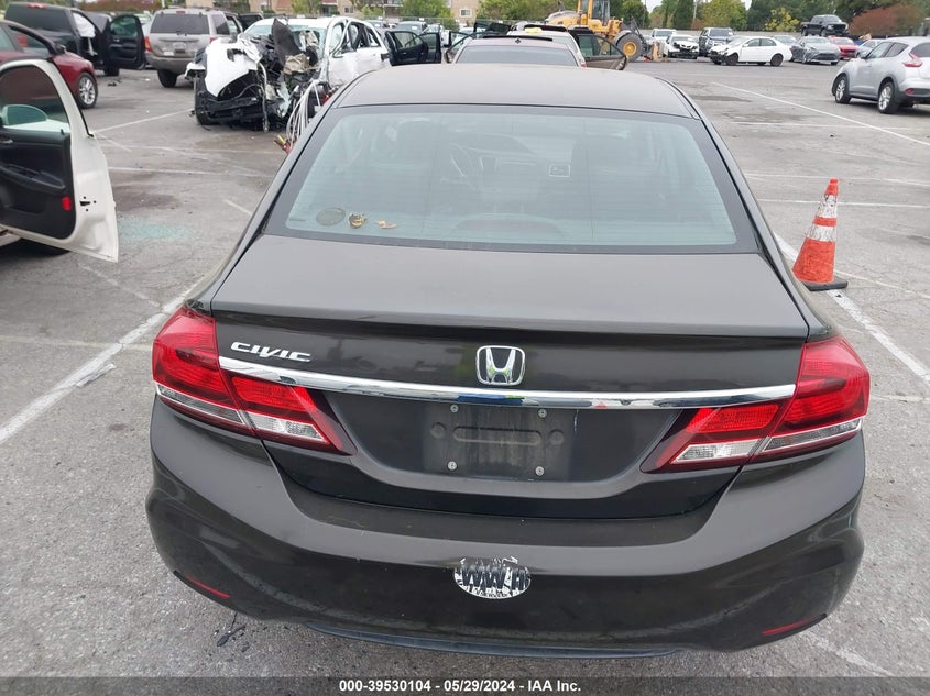 2013 Honda Civic Ex-L VIN: 2HGFB2F90DH503620 Lot: 39530104