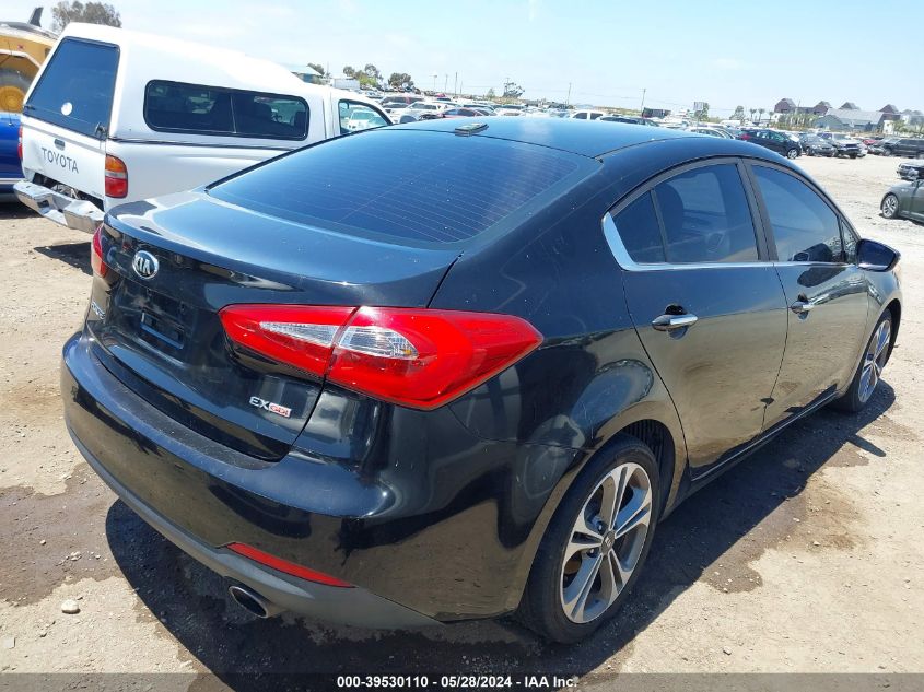 2016 Kia Forte Ex VIN: KNAFZ4A82G5577974 Lot: 39530110