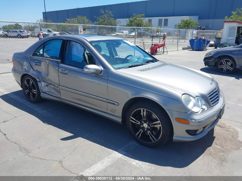 2005 Mercedes-Benz C 230 Kompressor Sport VIN: WDBRF40J35A763653 Lot: 39530112