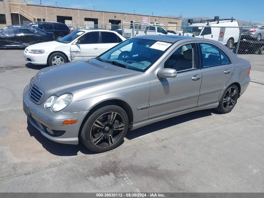 2005 Mercedes-Benz C 230 Kompressor Sport VIN: WDBRF40J35A763653 Lot: 39530112