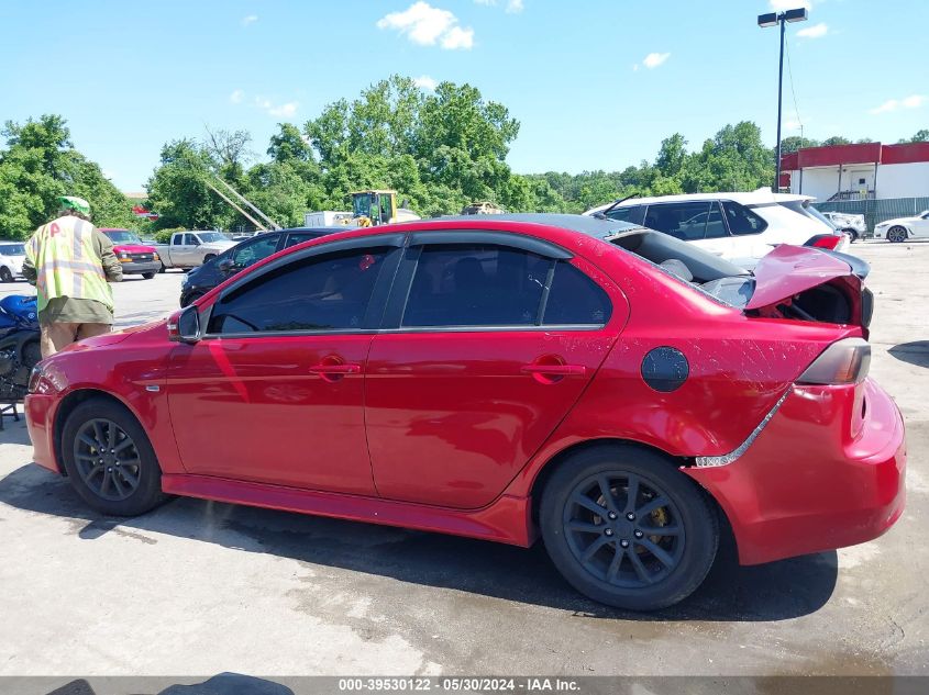 2016 Mitsubishi Lancer Es VIN: JA32U2FUXGU000852 Lot: 39530122