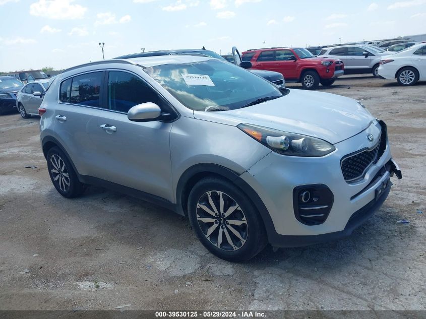 2017 Kia Sportage Ex VIN: KNDPN3AC1H7212399 Lot: 39530125