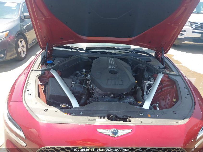 2023 Genesis G70 2.0T Awd VIN: KMTG34TA8PU129660 Lot: 39530163