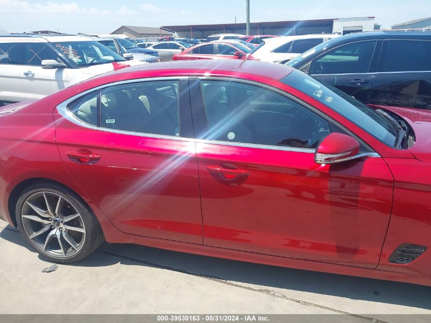 2023 Genesis G70 2.0T Awd VIN: KMTG34TA8PU129660 Lot: 39530163