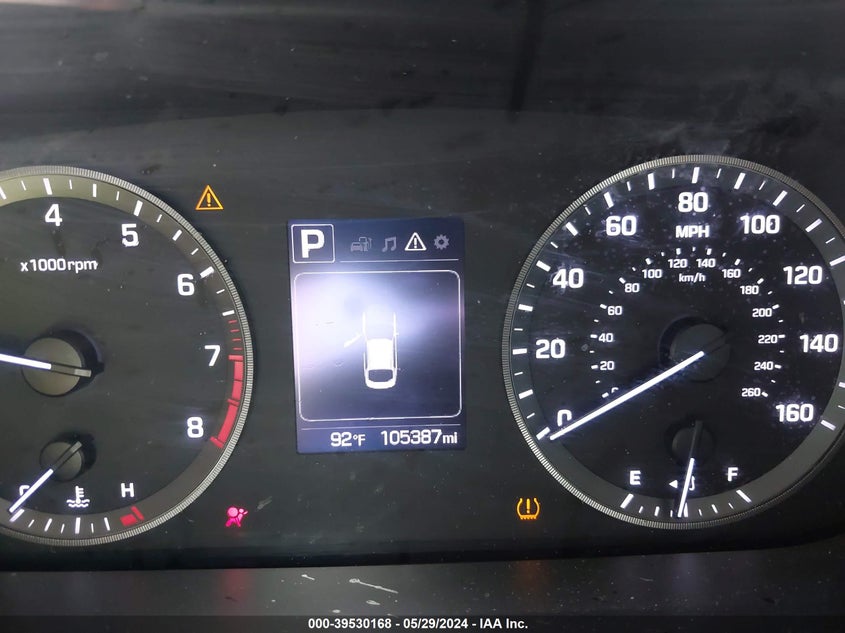 2017 Hyundai Sonata Se VIN: 5NPE24AF7HH455632 Lot: 39530168