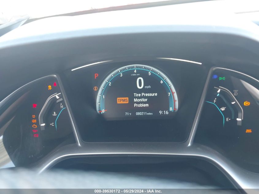 2018 Honda Civic Ex VIN: 2HGFC2F77JH547802 Lot: 39530172