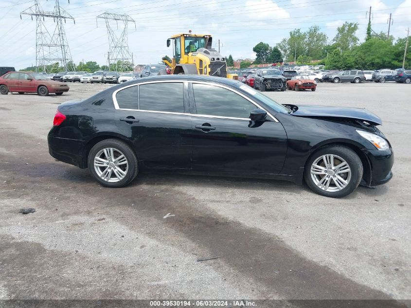 2013 Infiniti G37 VIN: JN1CV68R4DM357830 Lot: 39530194