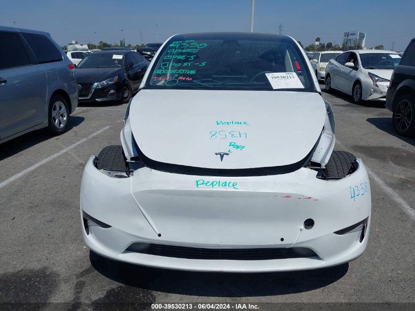 2021 Tesla Model Y Long Range Dual Motor All-Wheel Drive VIN: 5YJYGDEE4MF161260 Lot: 39530213