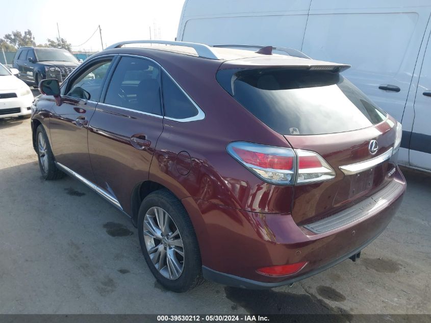 2014 Lexus Rx 350 VIN: 2T2BK1BA9EC250313 Lot: 39530212