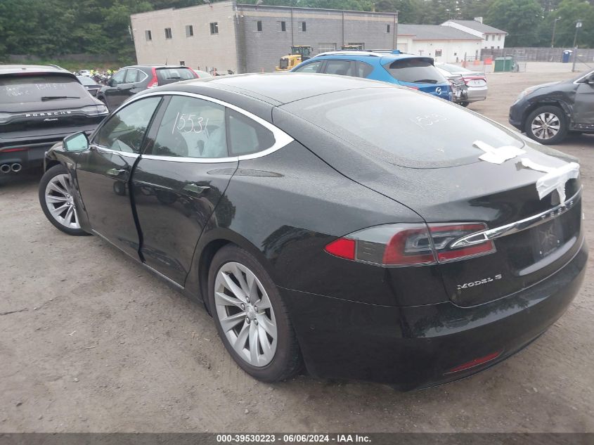 2016 Tesla Model S 60D/70D/75D/85D/90D VIN: 5YJSA1E23GF156874 Lot: 39530223