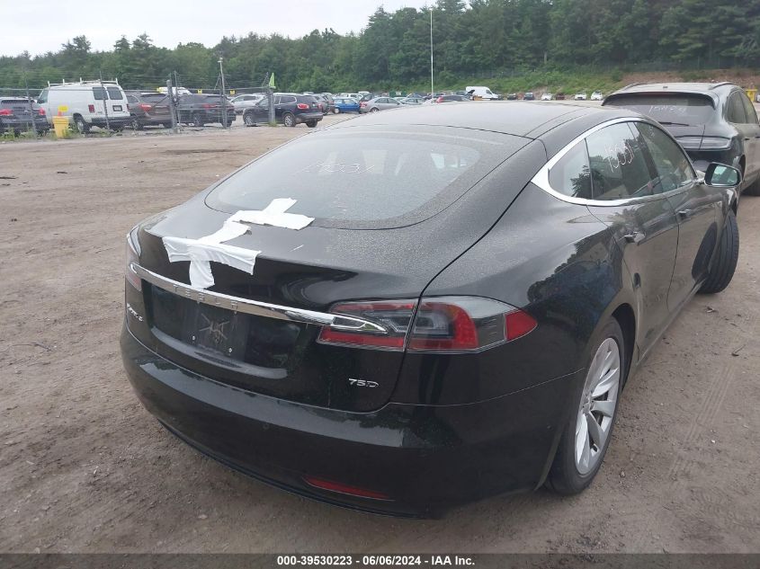 2016 Tesla Model S 60D/70D/75D/85D/90D VIN: 5YJSA1E23GF156874 Lot: 39530223