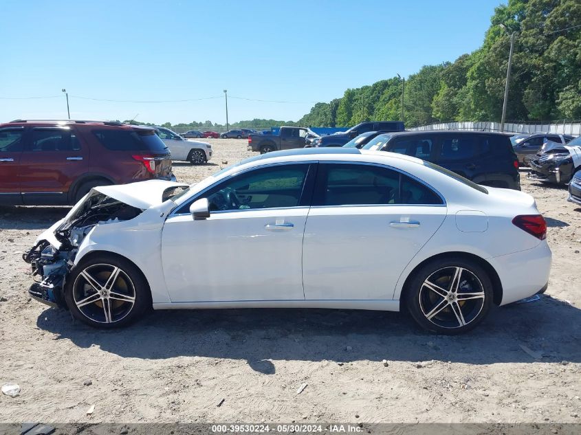 2019 Mercedes-Benz A 220 VIN: WDD3G4EB7KW035585 Lot: 39530224