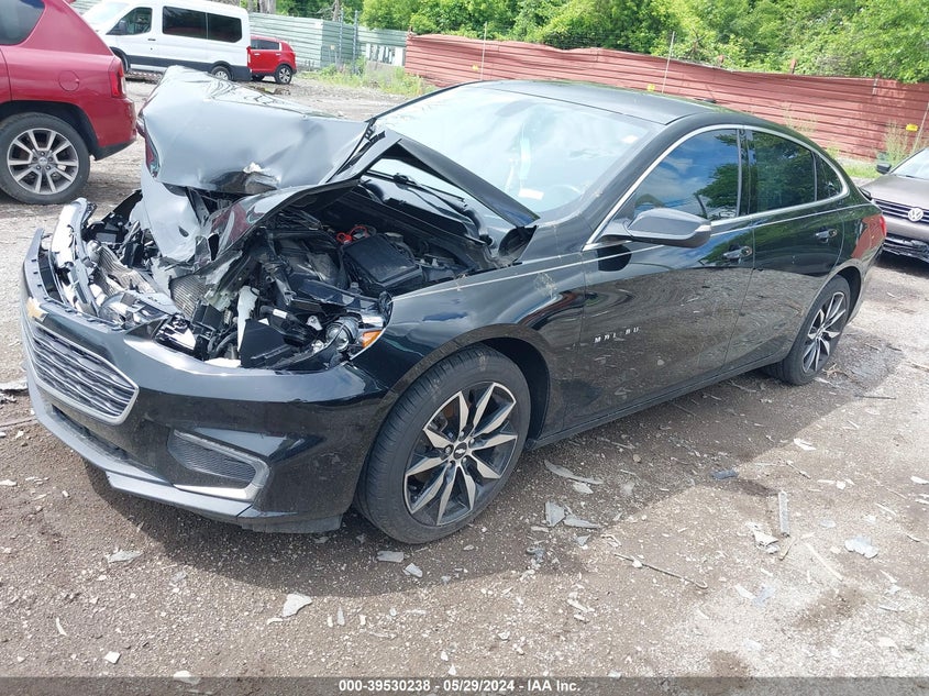 VIN 1G1ZD5ST2JF198216 2018 CHEVROLET MALIBU LT