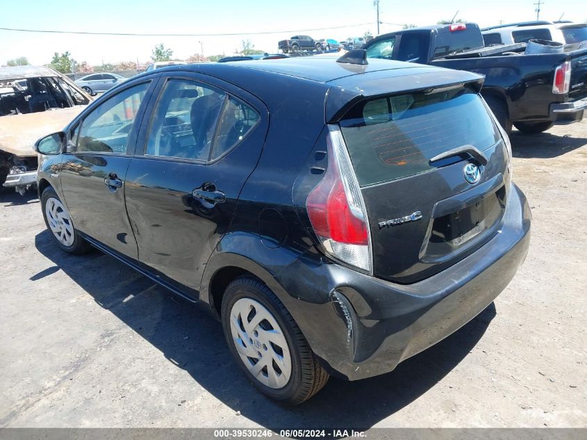 2016 Toyota Prius C Two VIN: JTDKDTB3XG1124903 Lot: 39530246