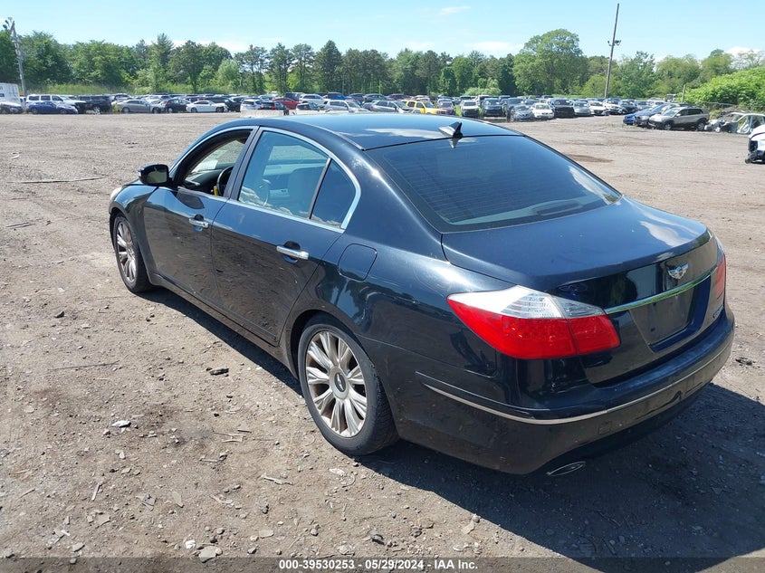 2009 Hyundai Genesis 3.8 VIN: KMHGC46E39U051235 Lot: 39530253