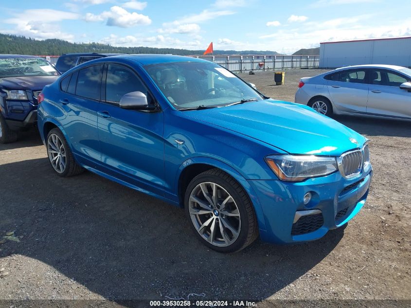 2017 BMW X4 M40I VIN: 5UXXW7C35H0W63702 Lot: 39530258