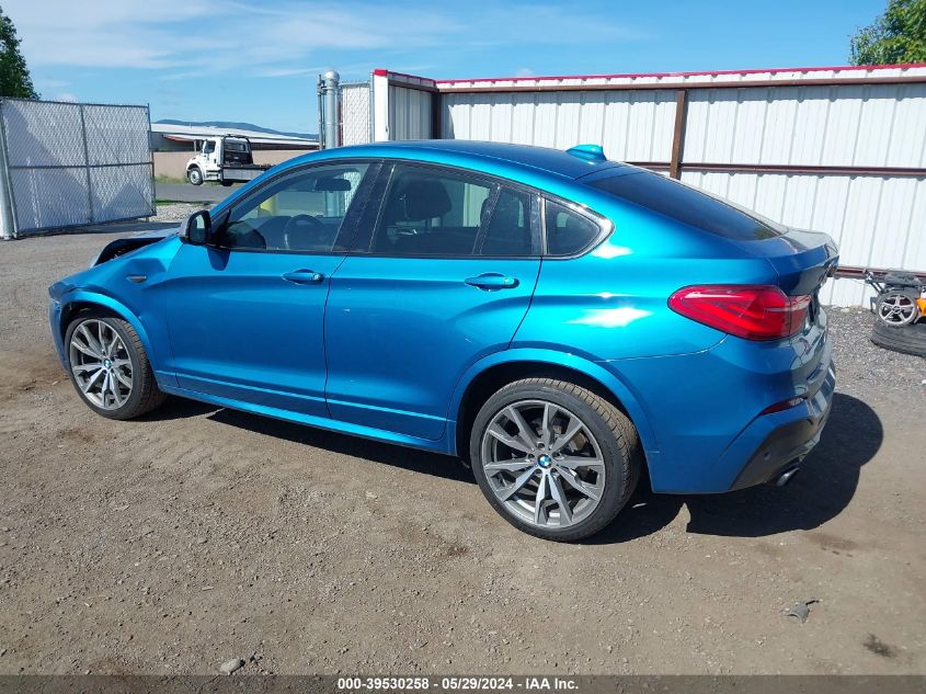 2017 BMW X4 M40I VIN: 5UXXW7C35H0W63702 Lot: 39530258