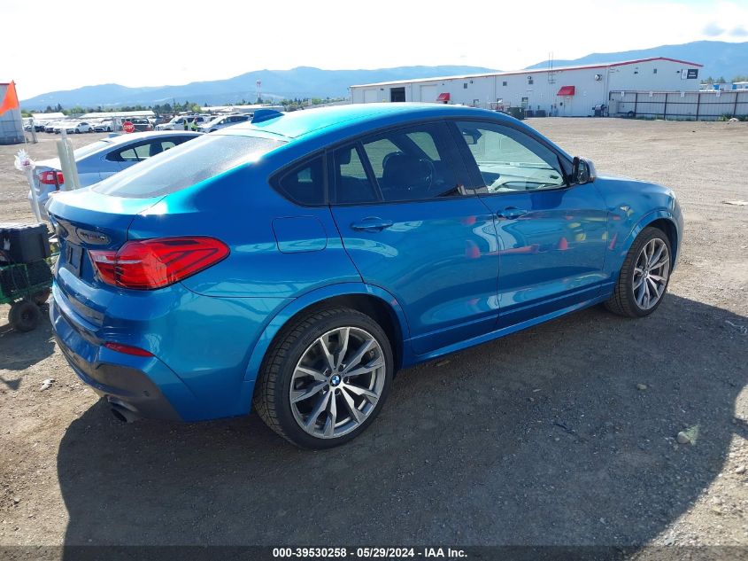 2017 BMW X4 M40I VIN: 5UXXW7C35H0W63702 Lot: 39530258