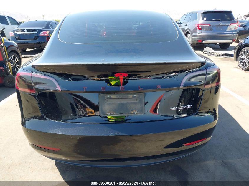 2022 Tesla Model 3 Performance Dual Motor All-Wheel Drive VIN: 5YJ3E1EC8NF229641 Lot: 39530261