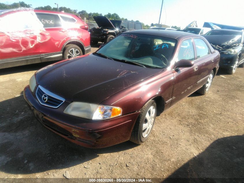 2000 Mazda 626 Es/Lx VIN: 1YVGF22C1Y5177665 Lot: 39530265