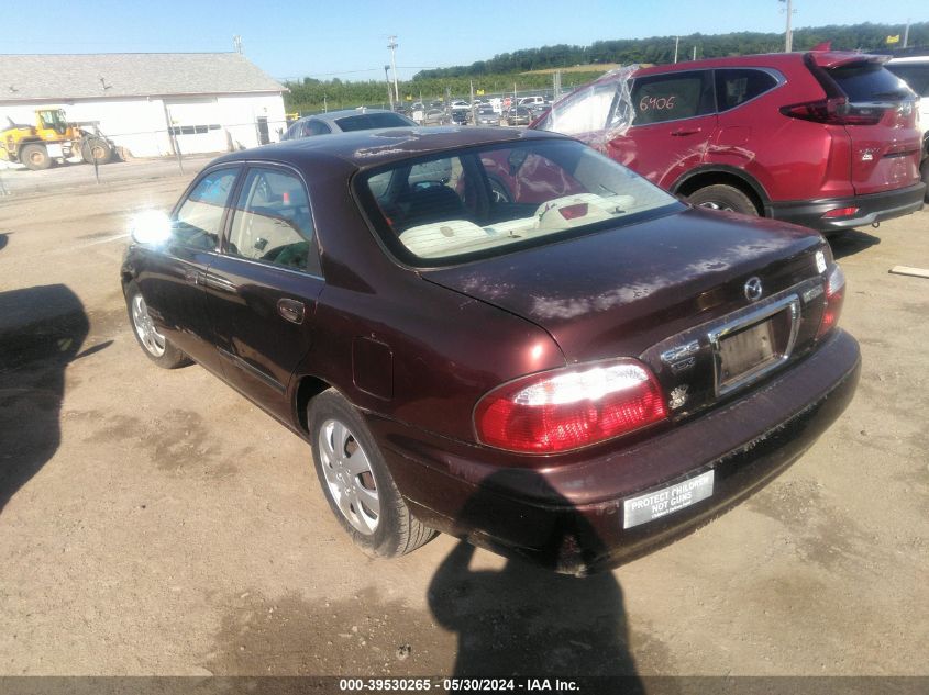 2000 Mazda 626 Es/Lx VIN: 1YVGF22C1Y5177665 Lot: 39530265