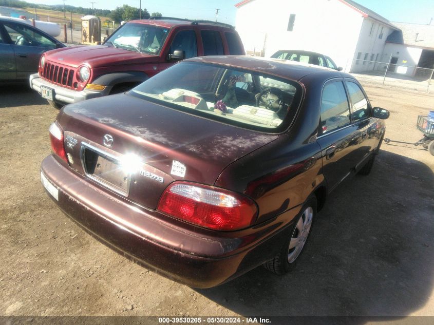 2000 Mazda 626 Es/Lx VIN: 1YVGF22C1Y5177665 Lot: 39530265