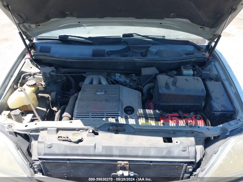 2000 Lexus Rx 300 VIN: JT6HF10U8Y0098160 Lot: 39530270