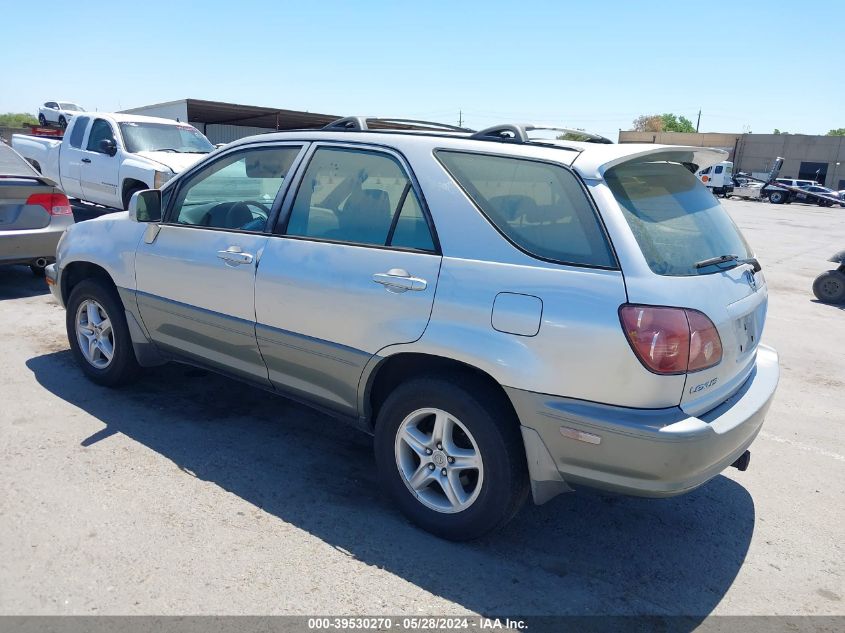 2000 Lexus Rx 300 VIN: JT6HF10U8Y0098160 Lot: 39530270