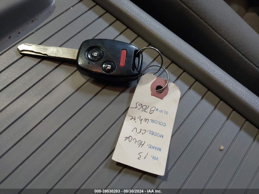 2013 Honda Cr-V Lx VIN: 5J6RM4H38DL078445 Lot: 39530283