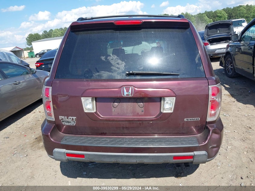 2008 Honda Pilot Se VIN: 5FNYF18308B048018 Lot: 39530299