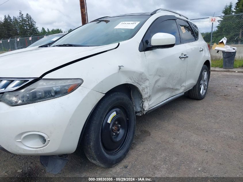 2009 Nissan Murano Le VIN: JN8AZ18W09W208788 Lot: 39530305